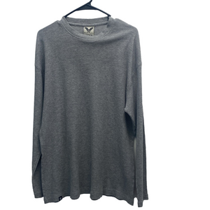 Avirex Gray Waffle Knit Men's Sweater Size XL